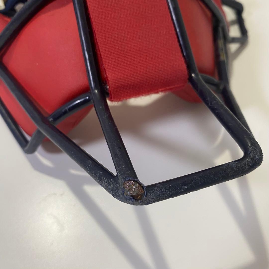 ミズノプロ ソフトボール キャッチャー防具 ネイビー マスク