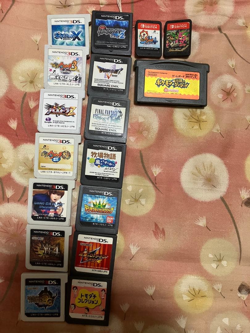 ds、3ds、Switchのソフトまとめ売り