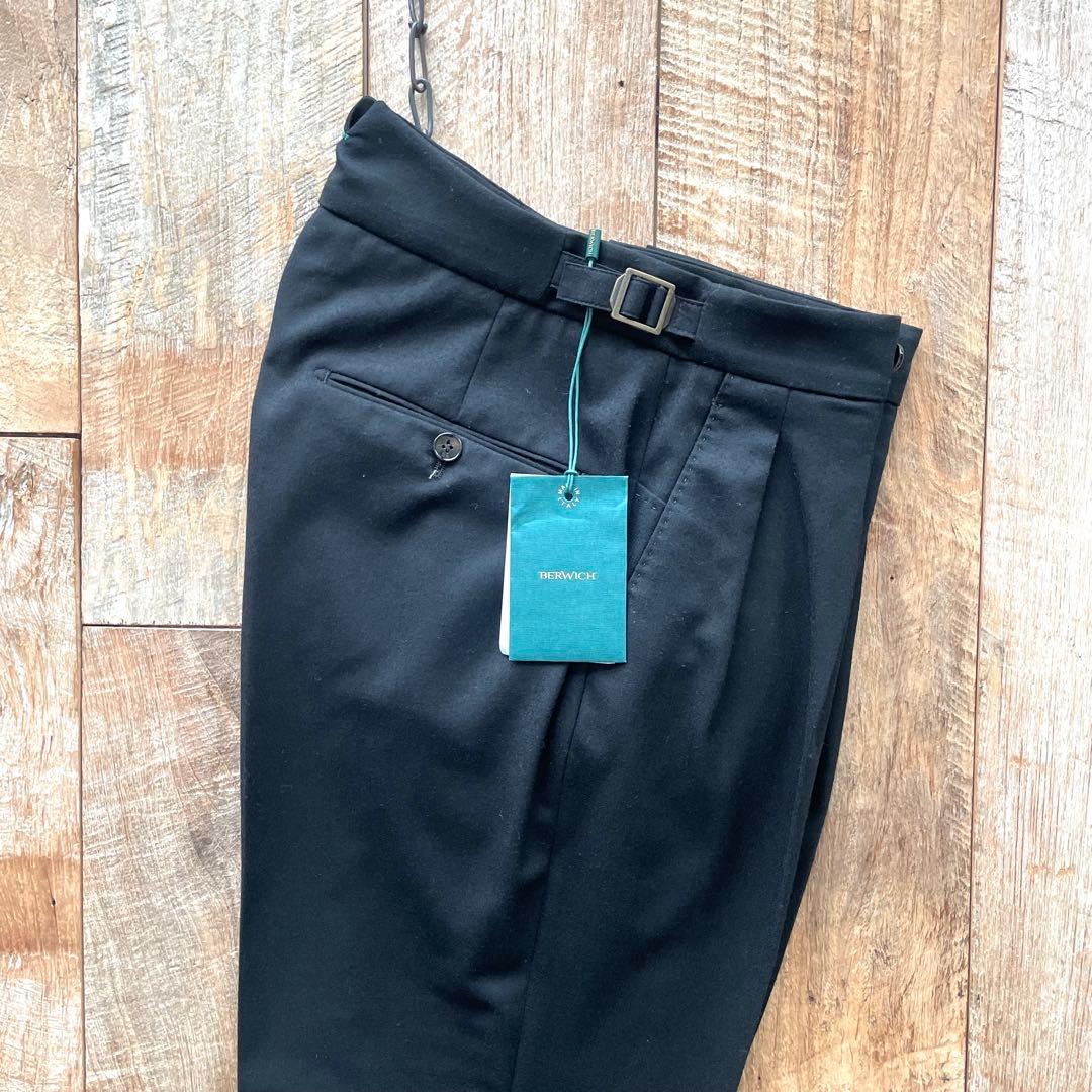 【新品】BERWICH scotch カノニコ ウール スラックス パンツ 42
