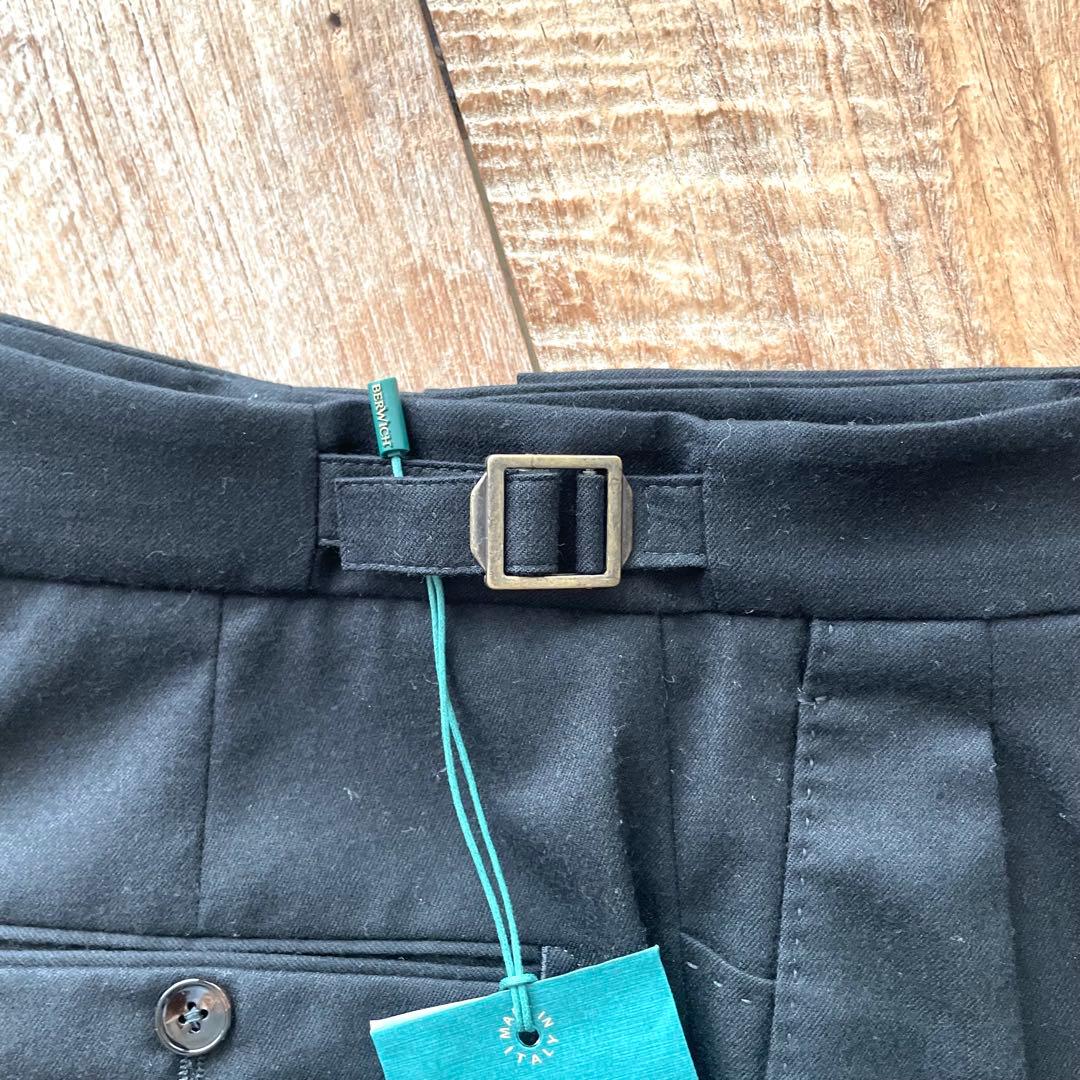 【新品】BERWICH scotch カノニコ ウール スラックス パンツ 42
