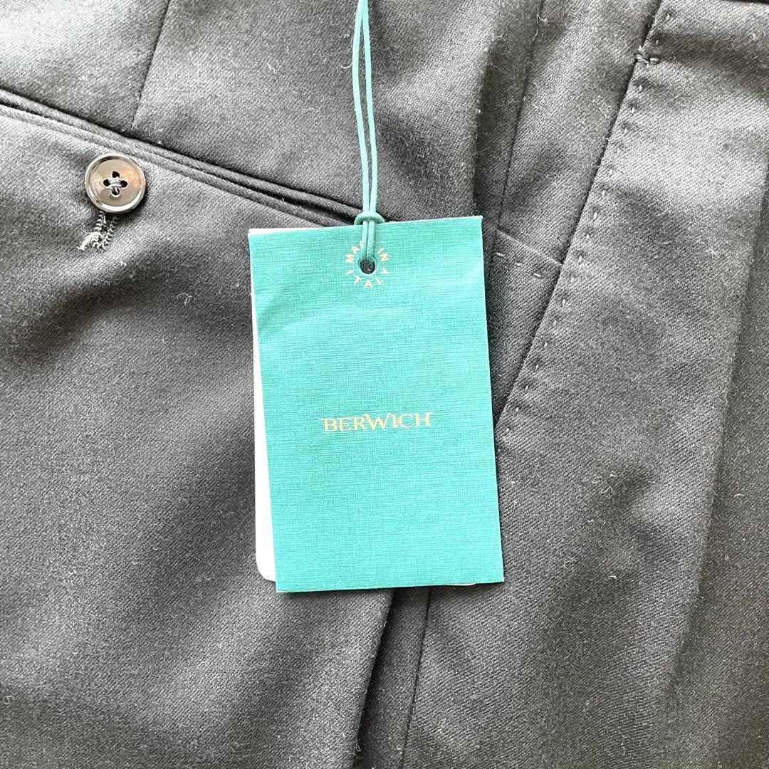 【新品】BERWICH scotch カノニコ ウール スラックス パンツ 42