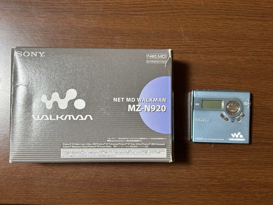 SONY MDウォークマン MZ-N920 動作確認済み 電池端子、リモコン難有