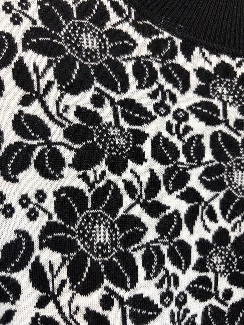 2025AW⭐️スーパービューティー⭐️ジャガードハイネックニットワンピース 44