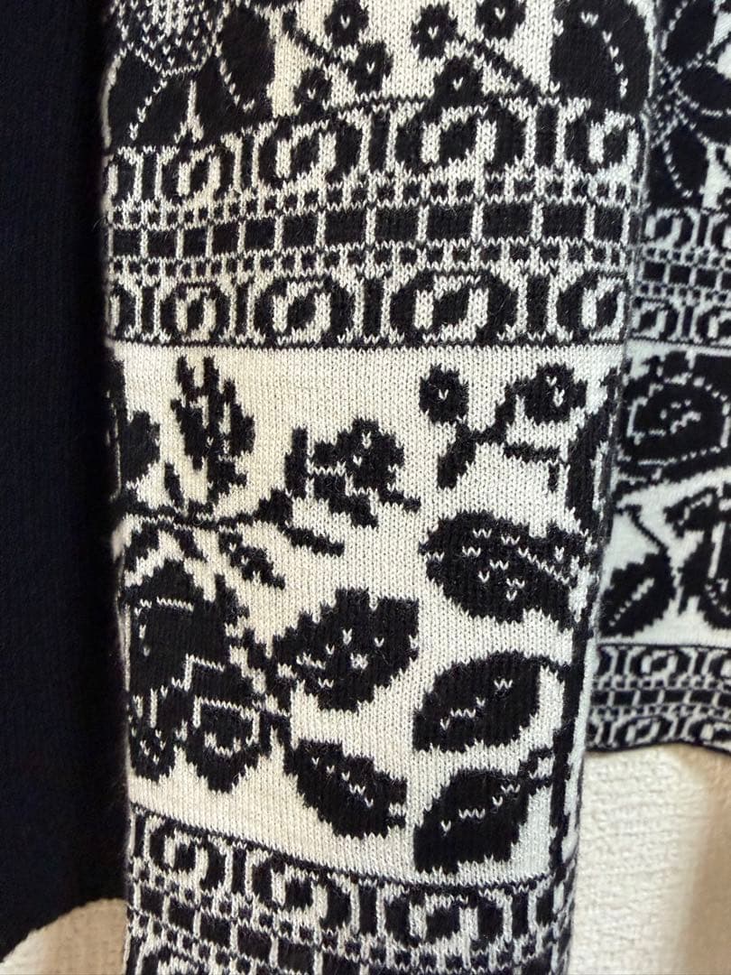 2025AW⭐️スーパービューティー⭐️ジャガードハイネックニットワンピース 44