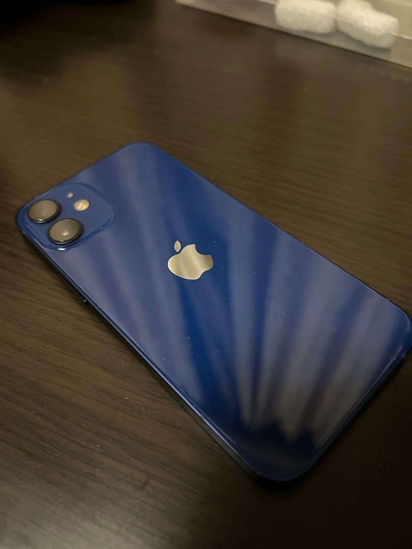 美品）iPhone12mini 64GB ブルー｜SB認定中古｜バッテリー75%