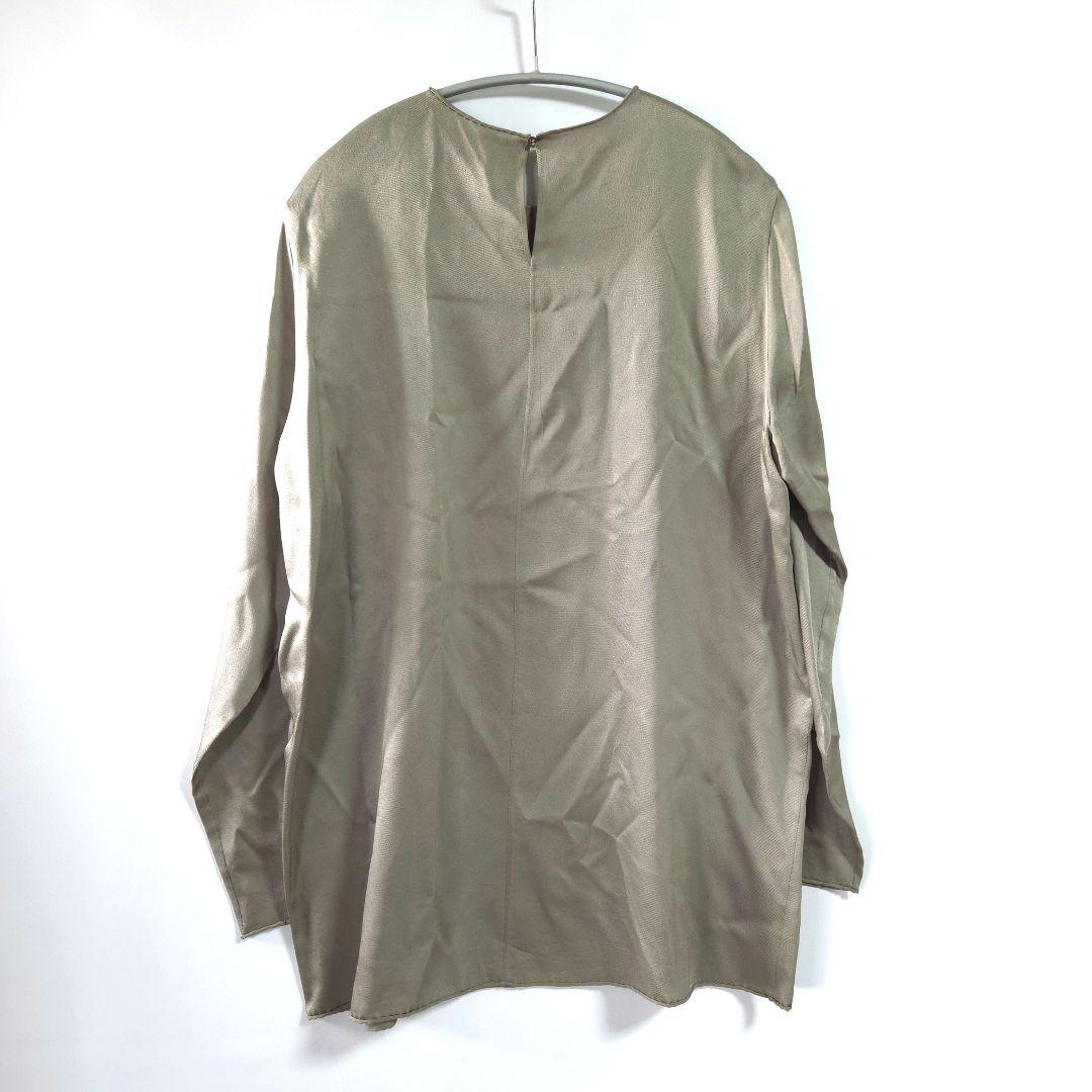 HERMES マルジェラ期 シルクカットソー カーキ