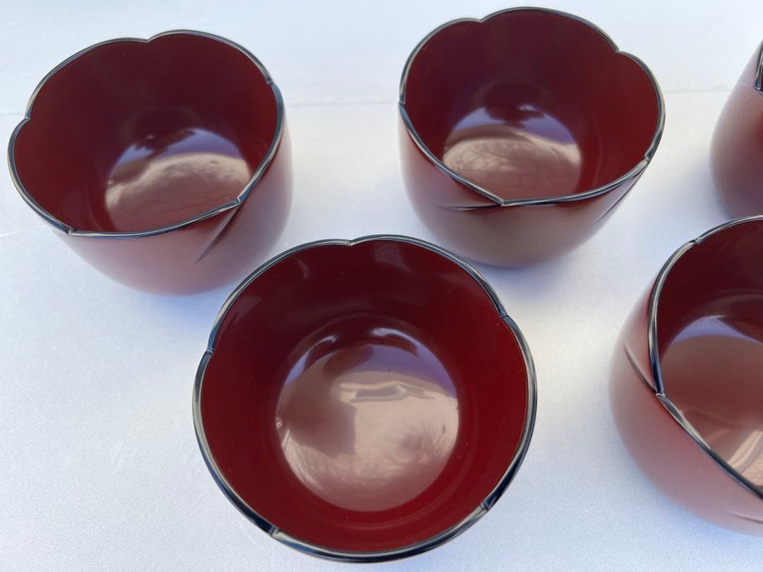 ⭐️【未使用】　象彦　漆塗り漆器　5器セット