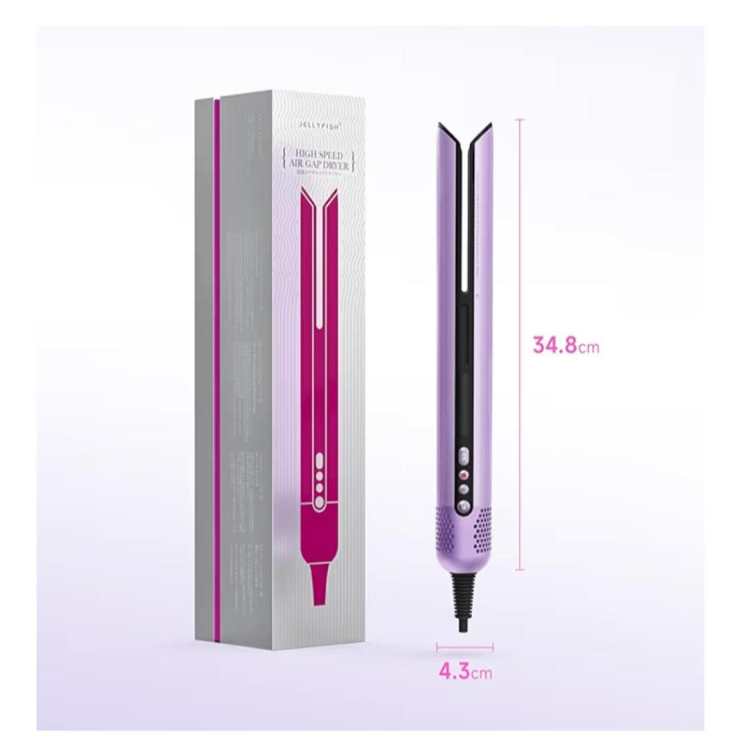 【速乾2in1】エアギャップドライヤー ブルー 大風量・時短ストレート