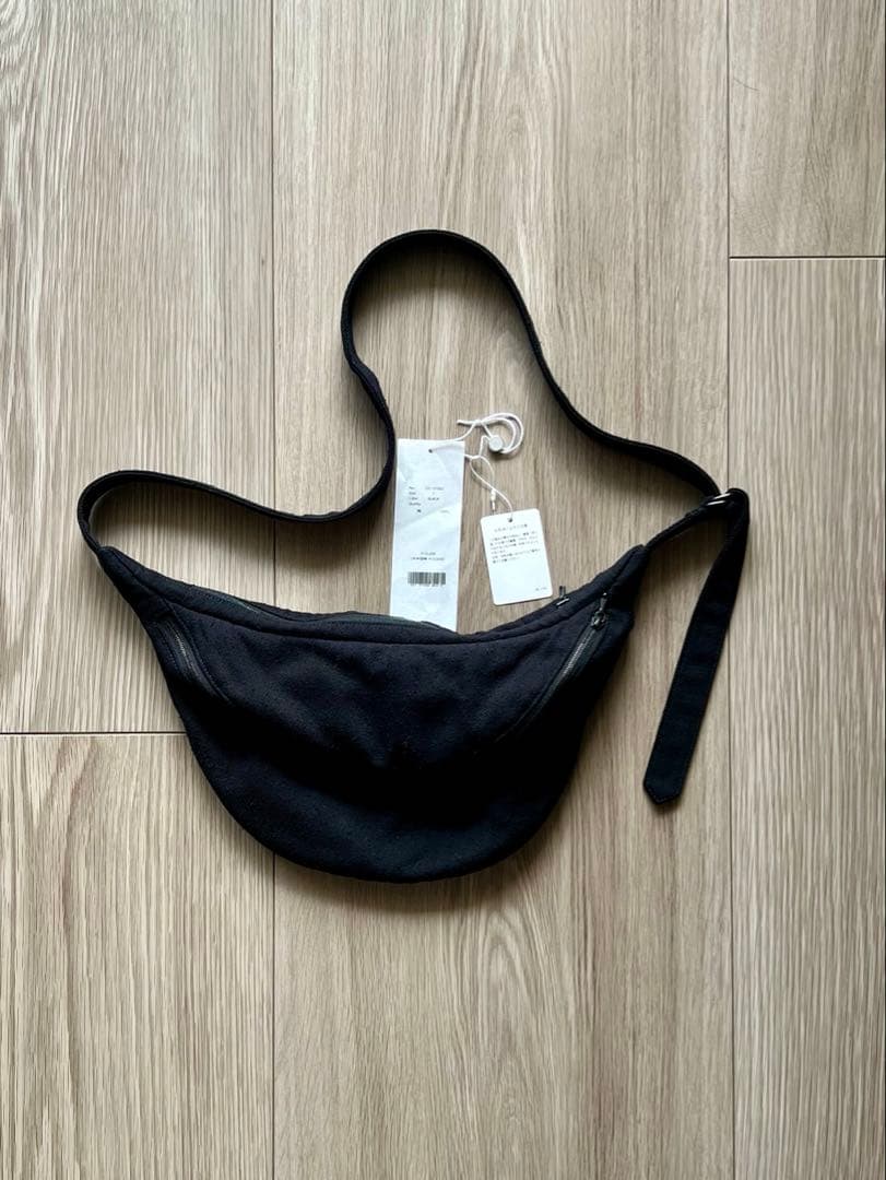 【COMOLI コモリ】シルクネップウエストバッグ