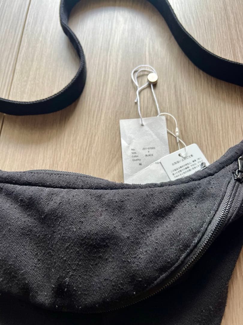 【COMOLI コモリ】シルクネップウエストバッグ