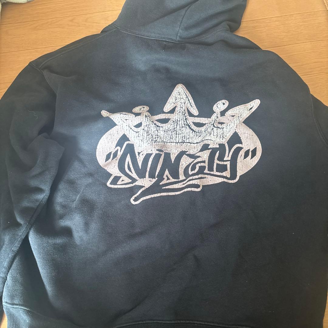 9090 king logoセットアップ上下M 黒ピンク