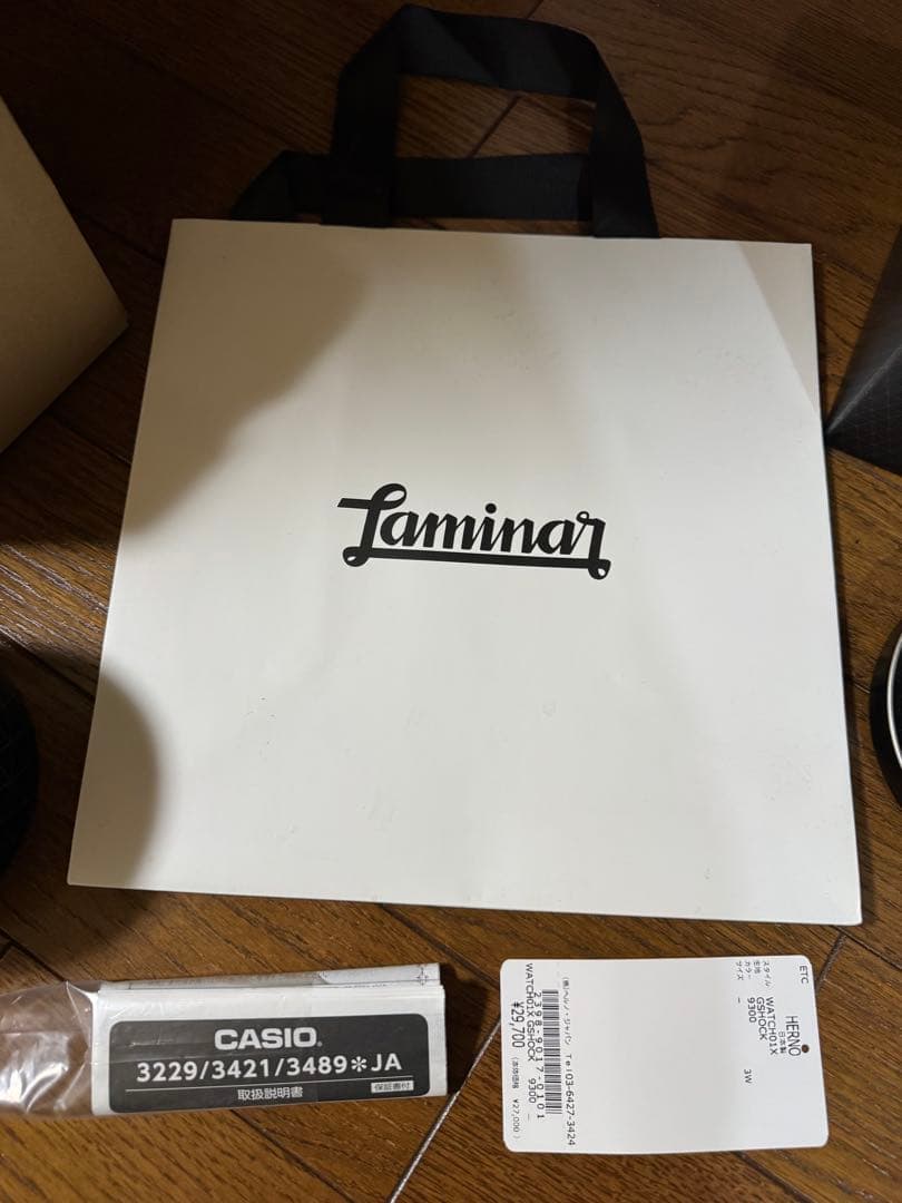 【限定】HERNO×CASIO 青山10周年記念 LaminarG-SHOCK