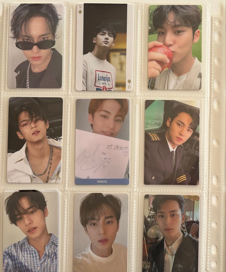 SEVENTEEN MINGYU ミンギュ　トレカ　カード　大量　引退品