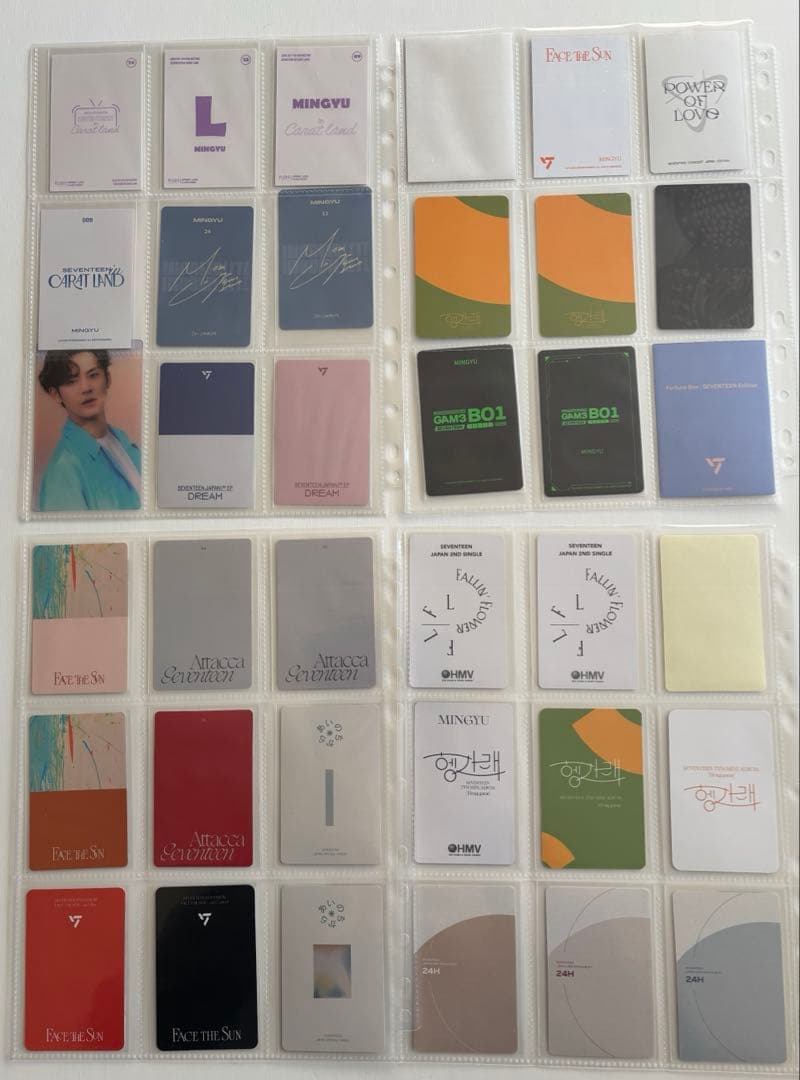 SEVENTEEN MINGYU ミンギュ　トレカ　カード　大量　引退品