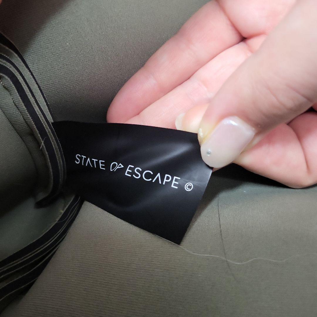 STATE OF ESCAPE オリーブグリーン トートバッグ