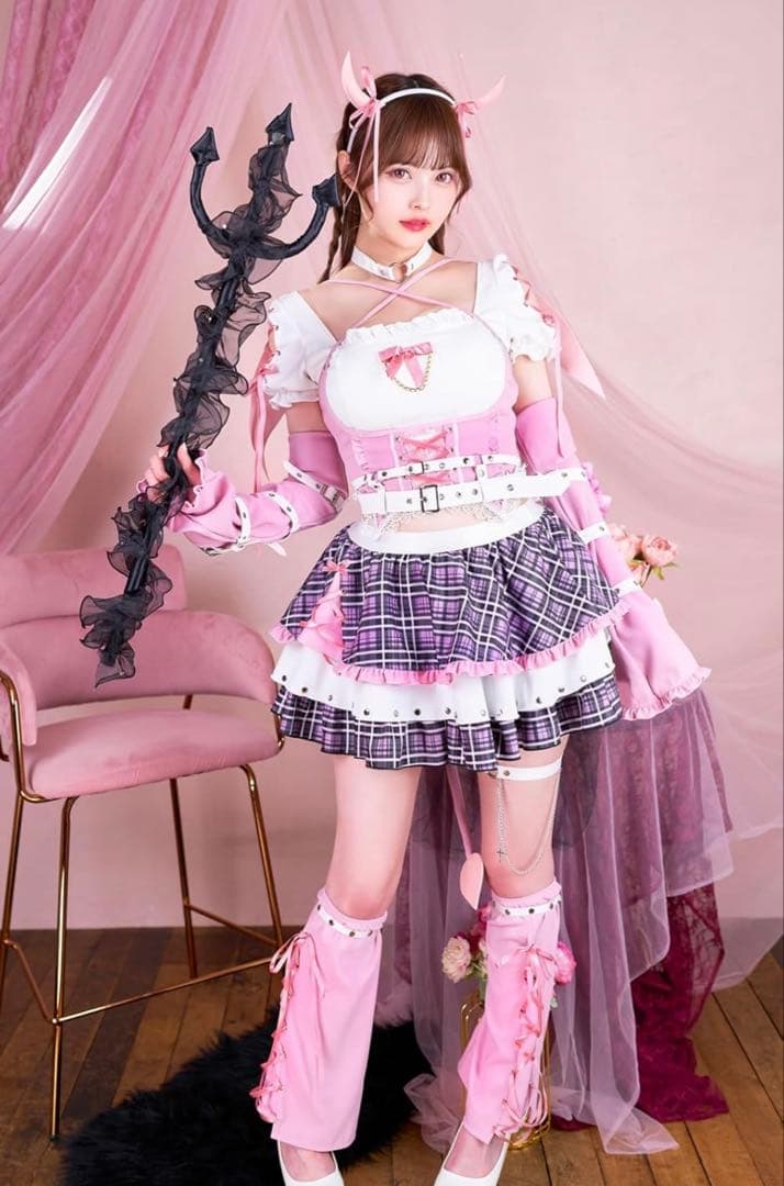 【Malymoon/マリームーン】ガーリーウインクハーネスロックデビル