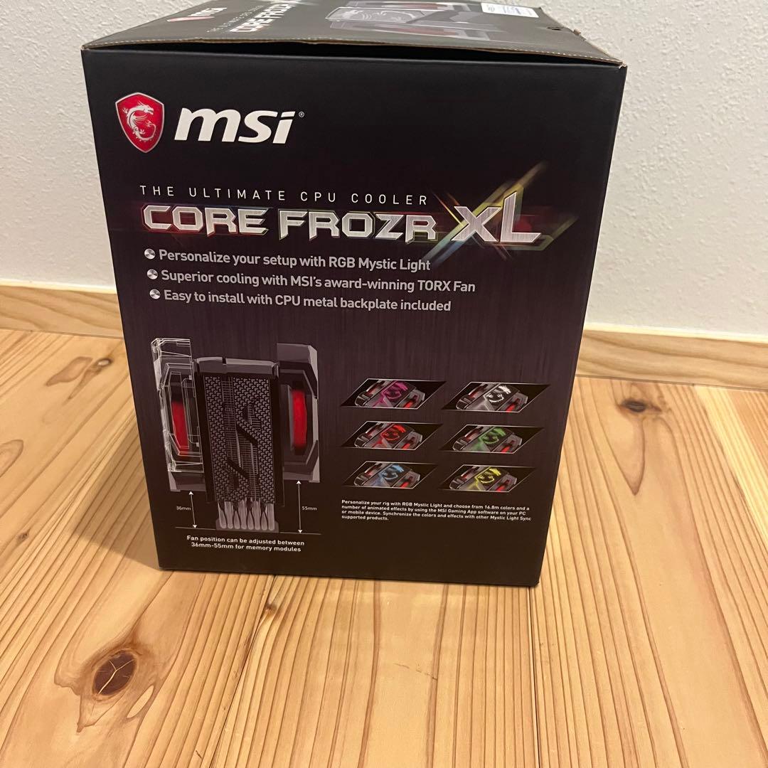 【未使用品】MSI CORE FROZR XL CPUクーラー