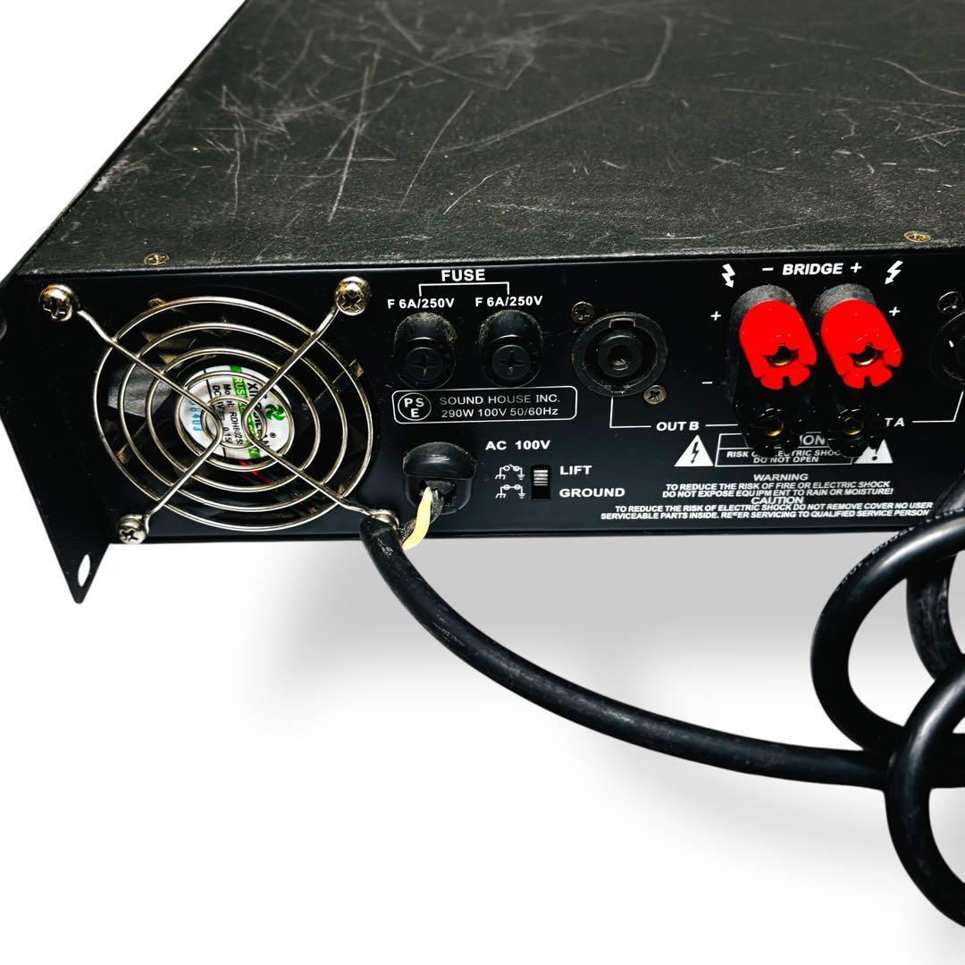 ★動作品★クラシックプロ CP800 ステレオ パワーアンプ PA機器