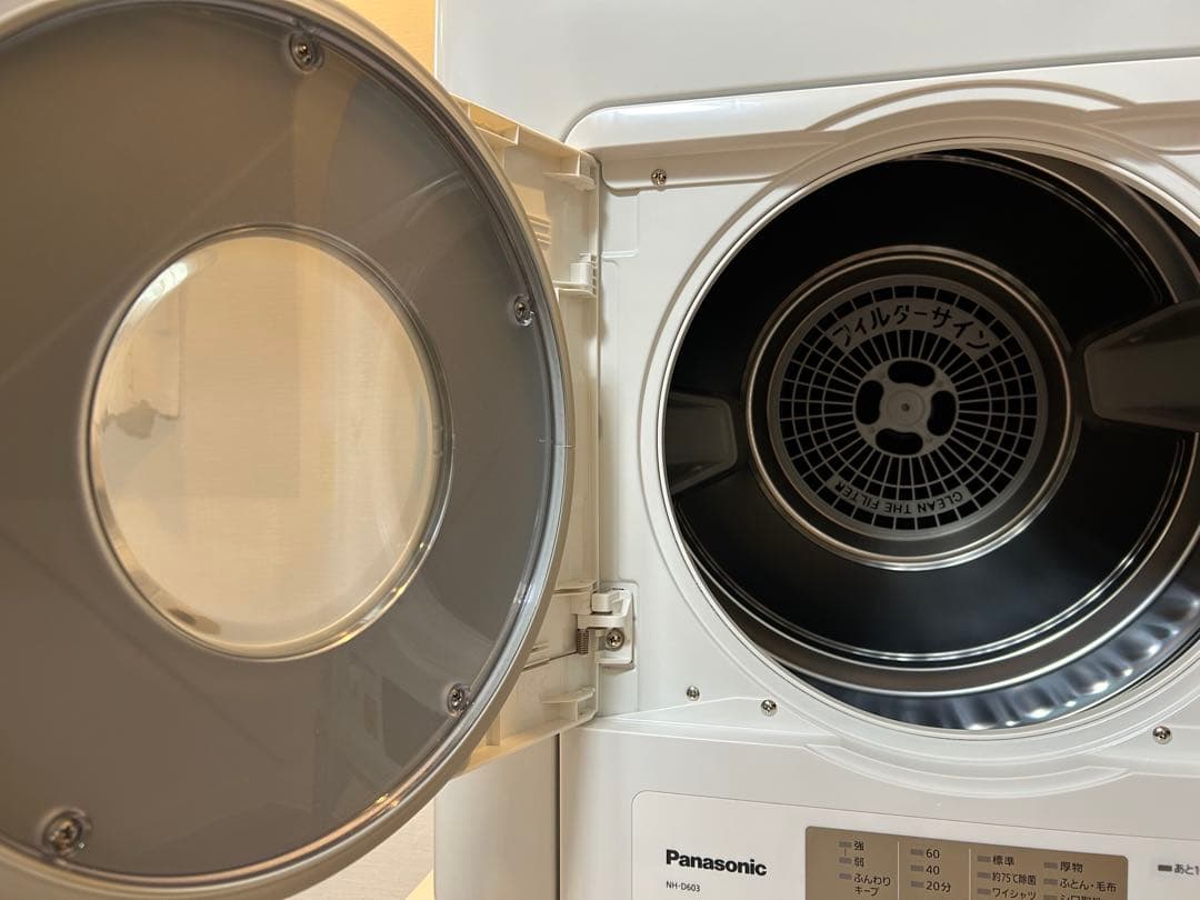 Panasonic電気衣類乾燥機　NH-D603 2022年製　ユニット台付き