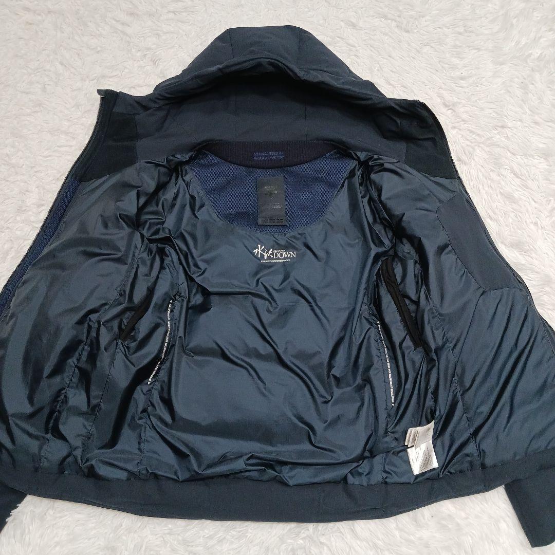 ✨良品✨デサントオルテライン　シャトル　水沢ダウン　BOA ネイビー　M