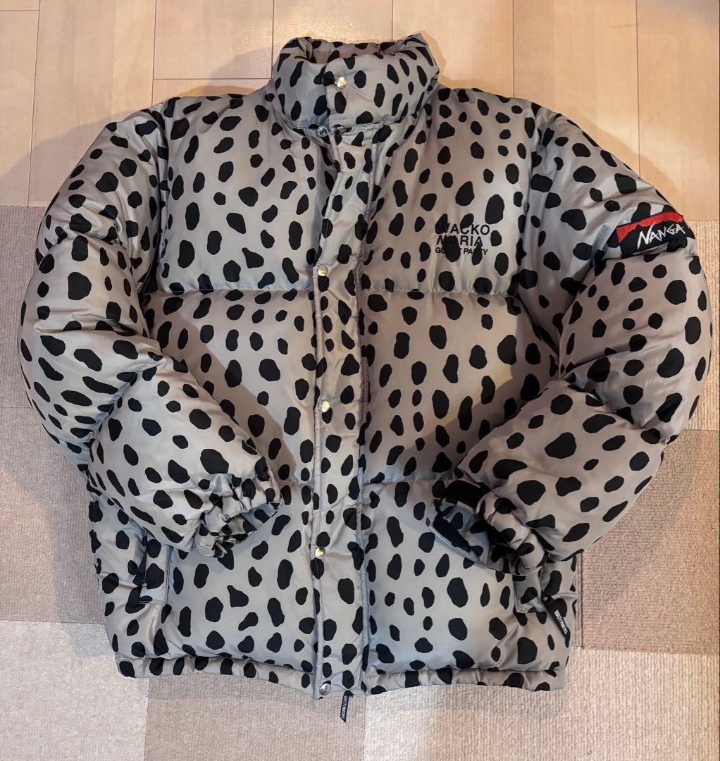 WACKO MARIA × NANGA レオパード　ダウン　木村拓哉着用モデル