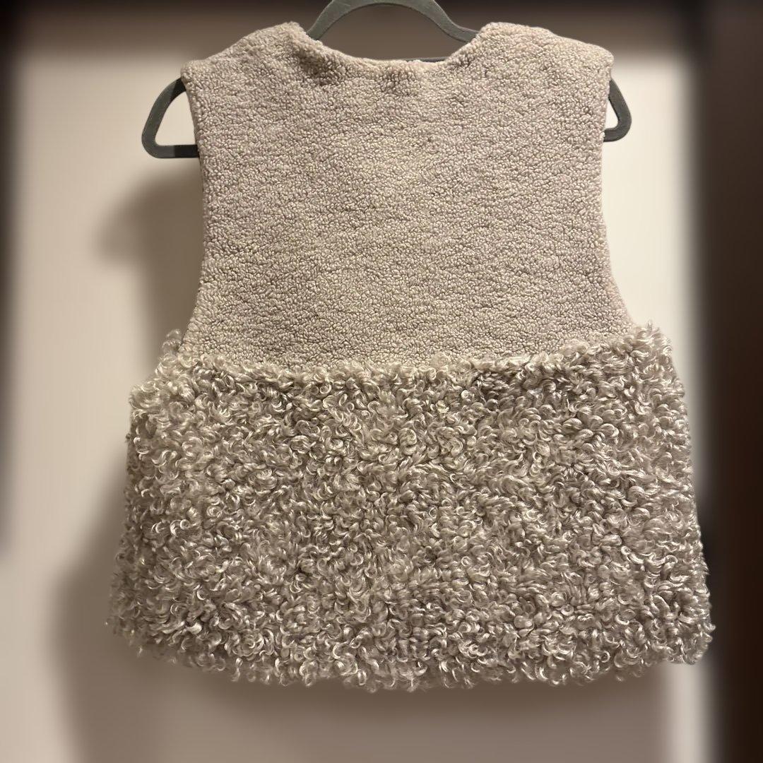 お値下げしました！Mal. ベージュファーベスト