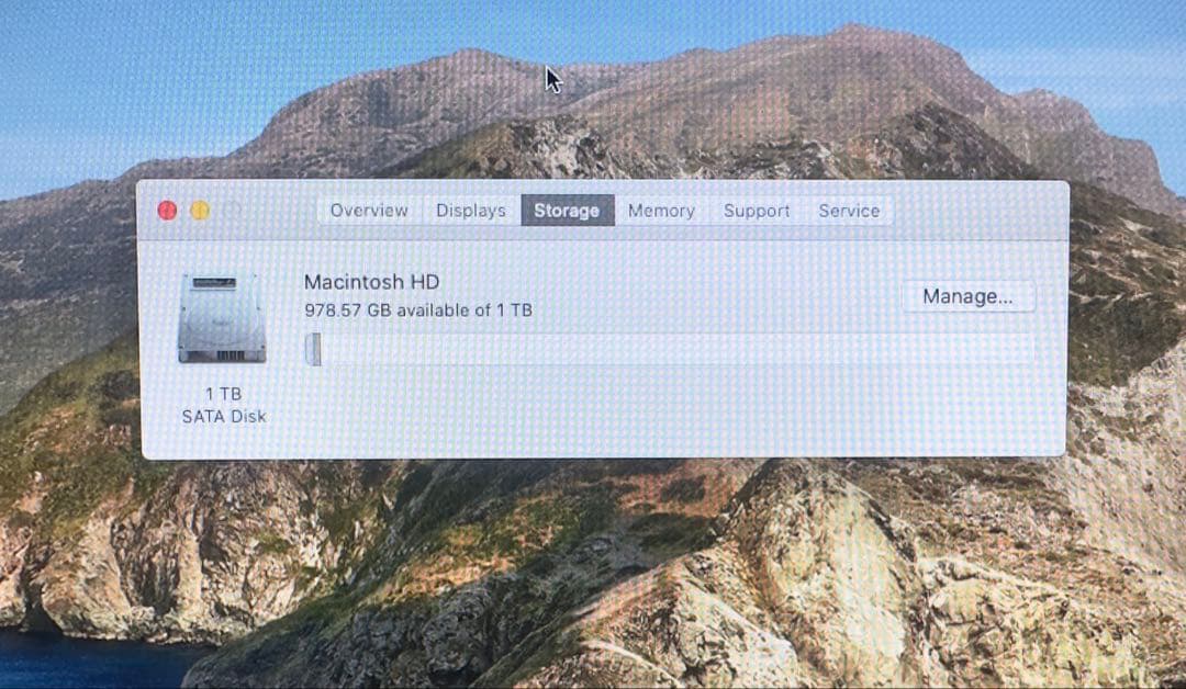 Macデスクトップ iMac 21.5-inch 1TB SATA