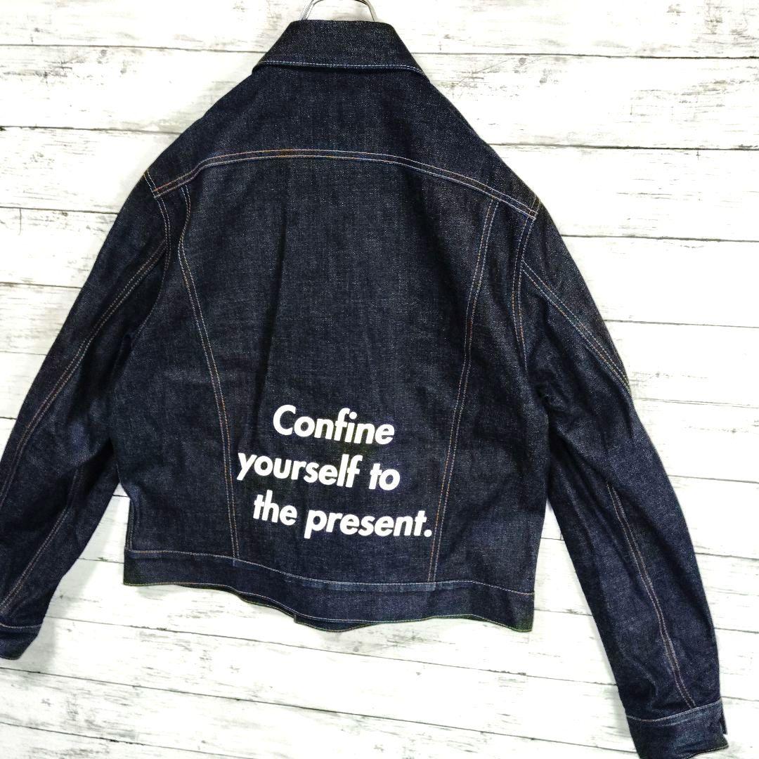 【超希少】ユニフォームエクスペリメント☆バックビッグロゴデニムジャケット　ソフ