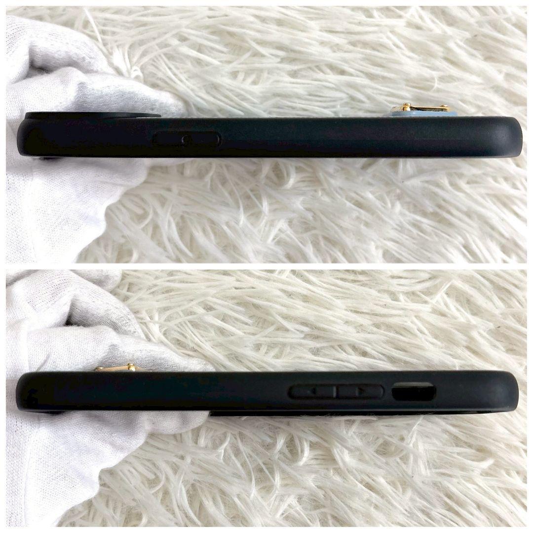 【箱付】PRADA スマホカバー iPhone15　三角ロゴ　 サフィアーノ