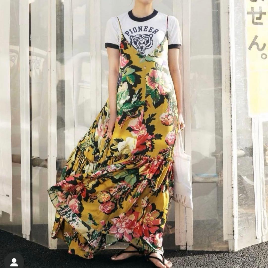 Dries van noten フロラー　花柄　キャミソールワンピース 名作