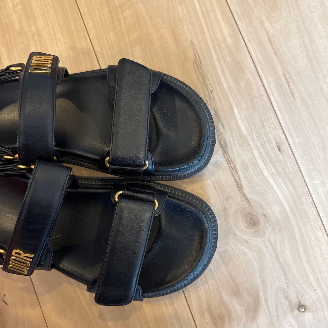 ア*ー様 ディオール　サンダル 37 36 23.5 厚底　スポーツサンダル