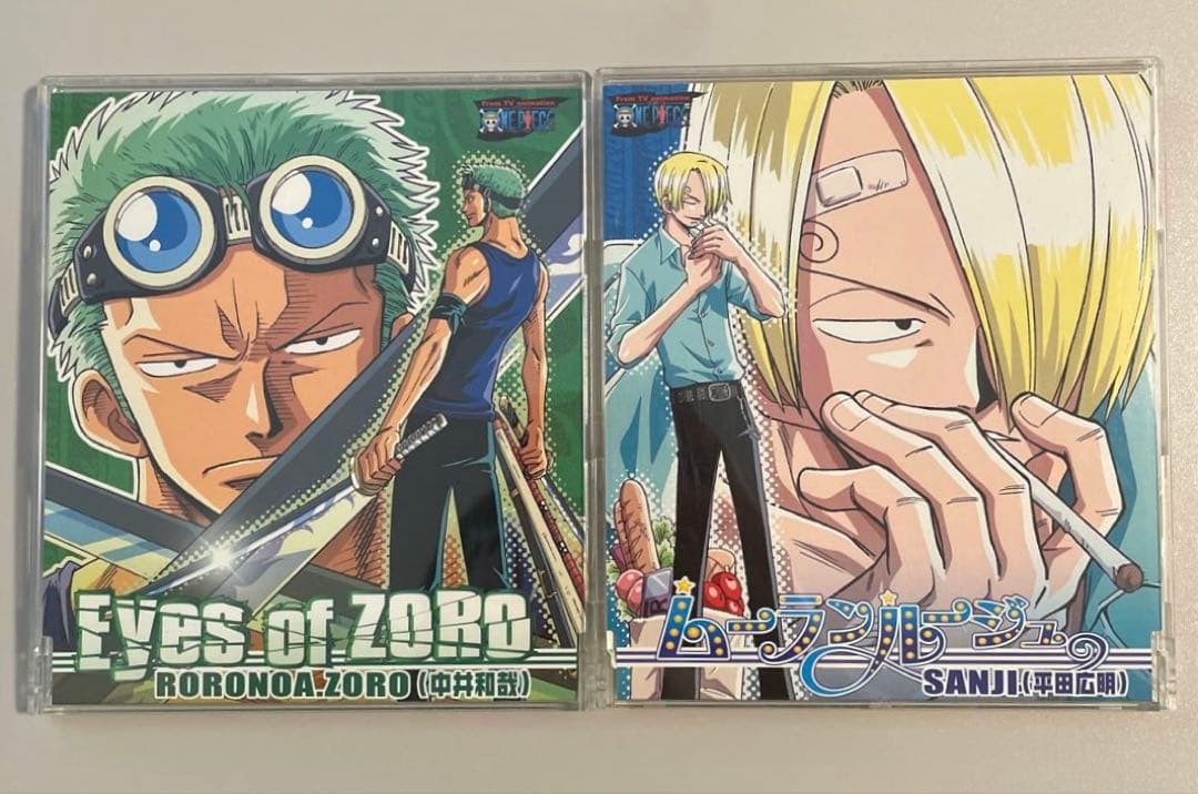 ワンピース キャラクターソロシングル 2種セット ゾロ サンジ
