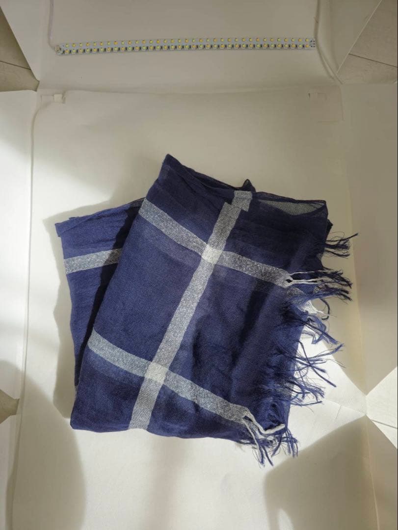 希少☆美品☆ヨウジヤマモト プリュス ノアール☆チェックストール☆マフラー