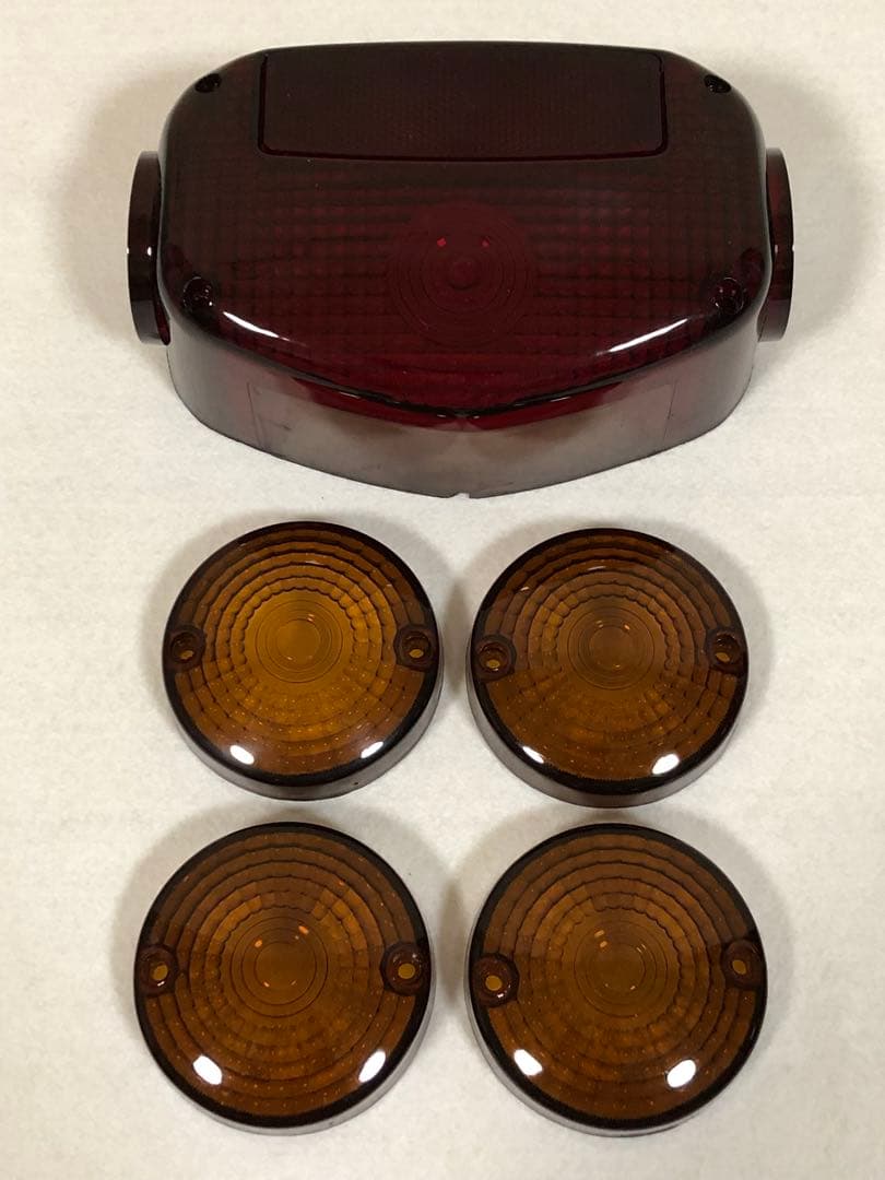 GS400 スモークテールレンズ　スモークウインカー　クリア　ブラックテール