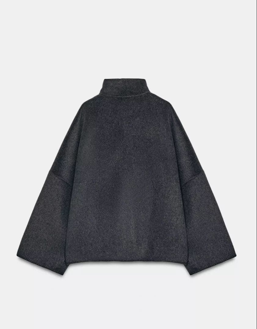 ZARA ウールブレンドクロップドコートZW COLLECTION 新品、未使用