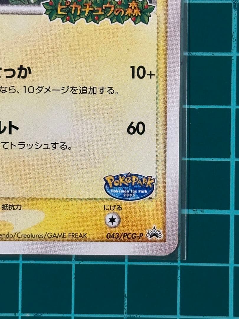 ポケパークのピカチュウ P PCG-P 043 プロモーションカード