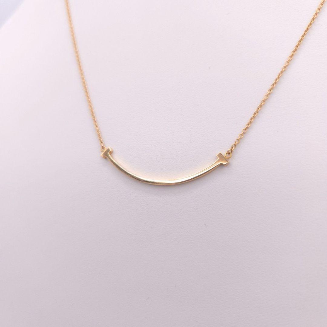 Tiffany ティファニー Tスマイル スモール YG イエローゴールド