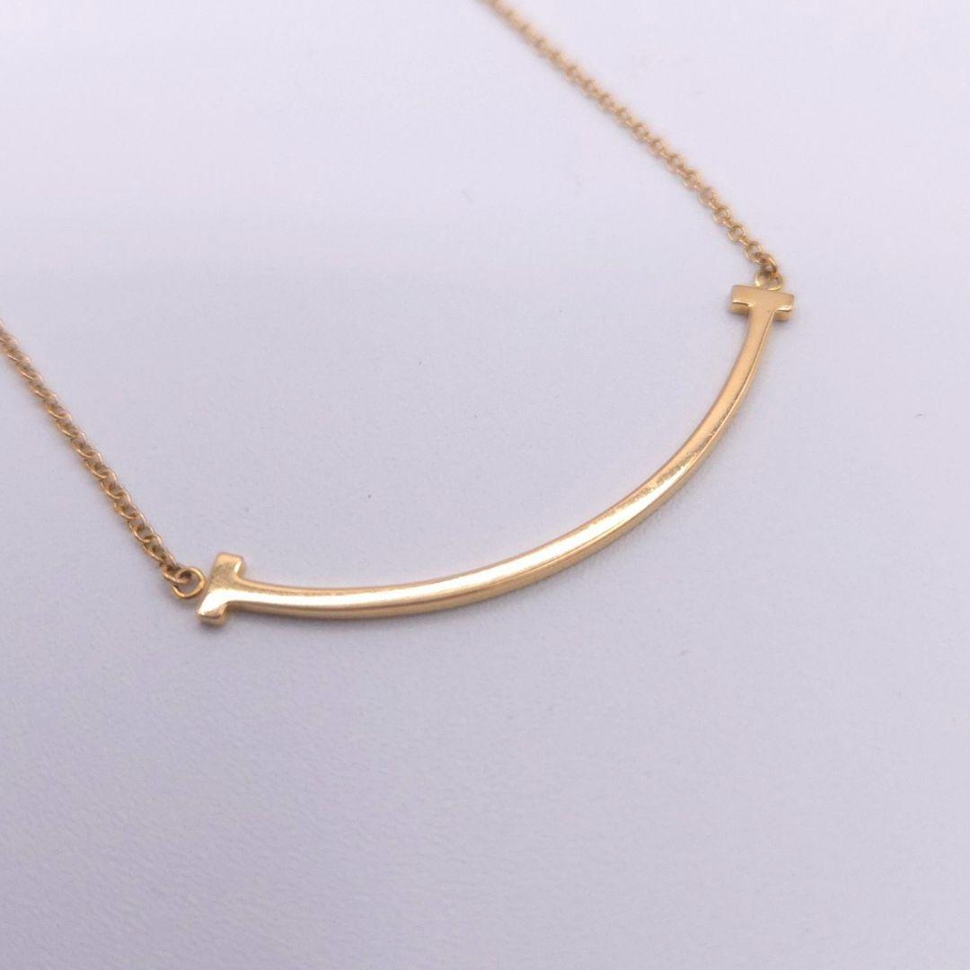 Tiffany ティファニー Tスマイル スモール YG イエローゴールド