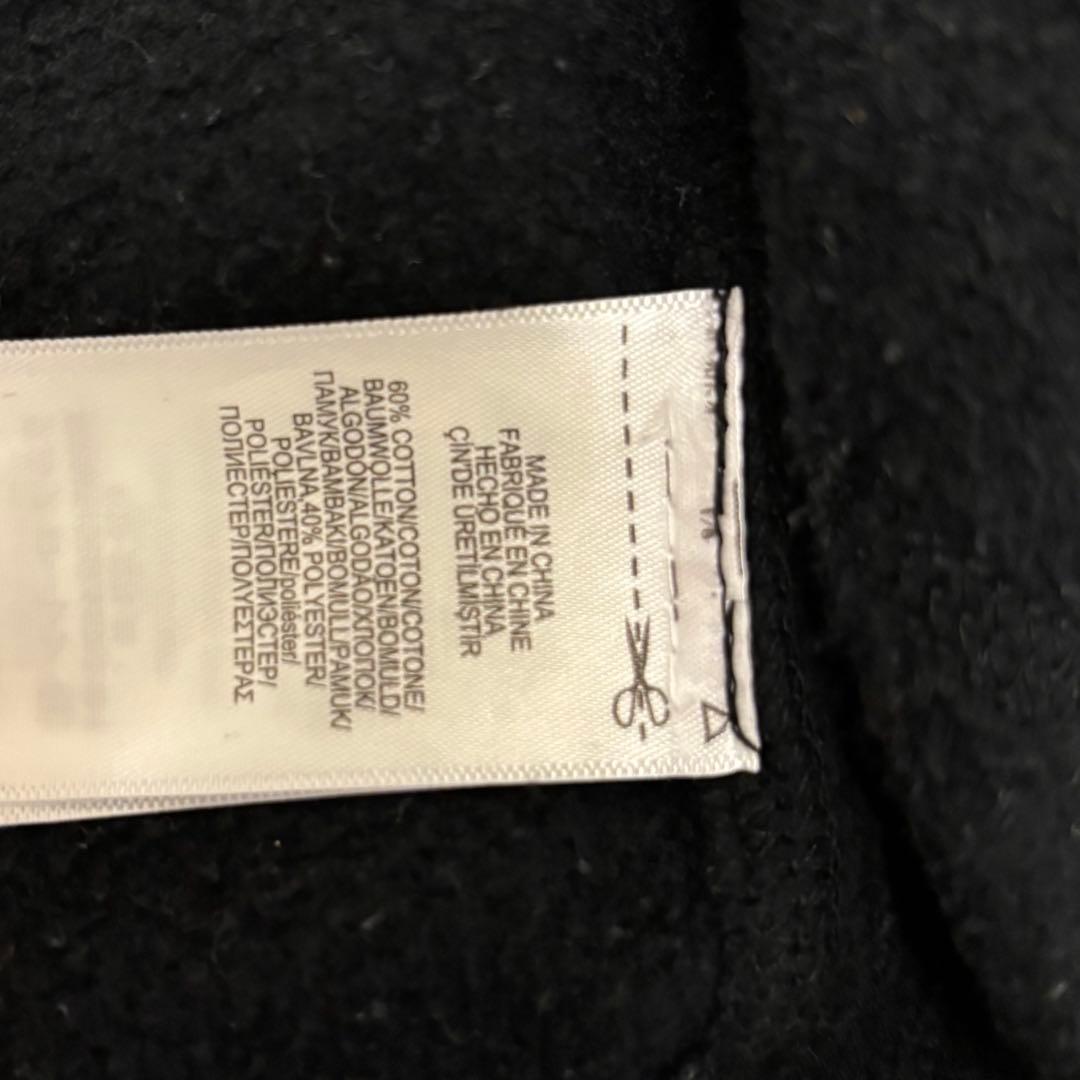 美品☆ポロ・ラルフローレン 黒 フルジップパーカー ブラック 裏起毛 Ｍ