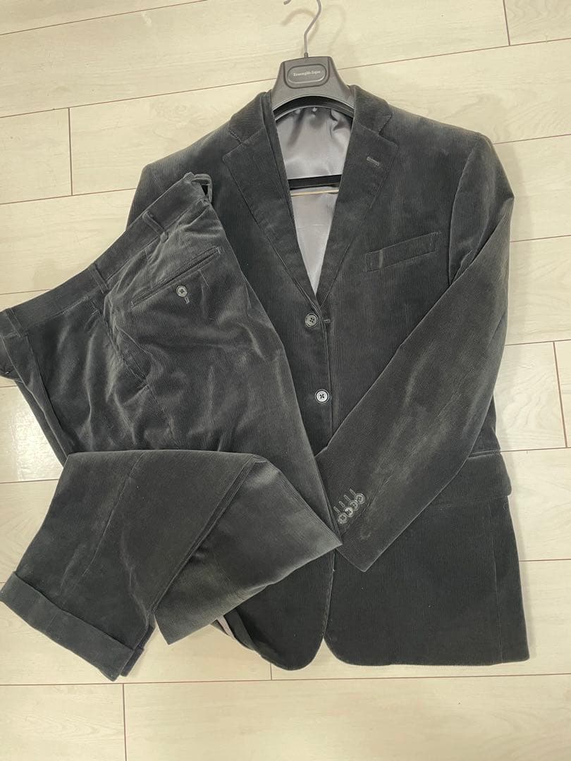 【お値下げ相談可】オーダースーツ コーデュロイ 三揃い