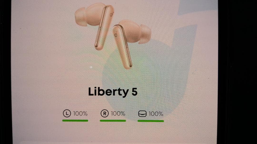 Liberty 5 ワイヤレスイヤフォン ピンク