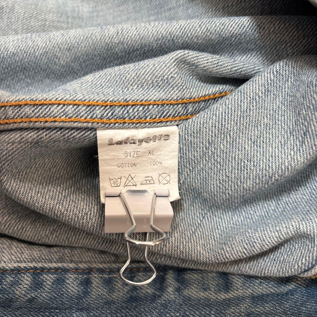 オサ！LFYT ラファイエット デニムジャケット 刺繍 XL 岡山デニム