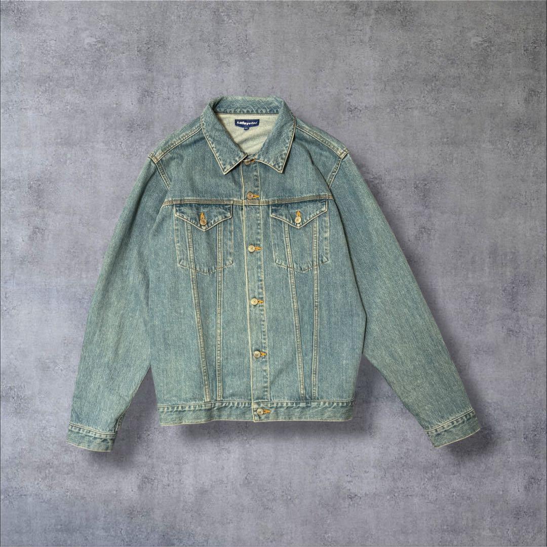 オサ！LFYT ラファイエット デニムジャケット 刺繍 XL 岡山デニム