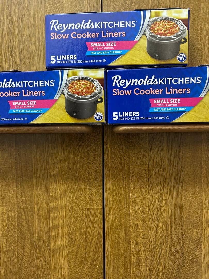 Reynolds KITCHENS スロークッカーライナー 小サイズ 5枚入×3