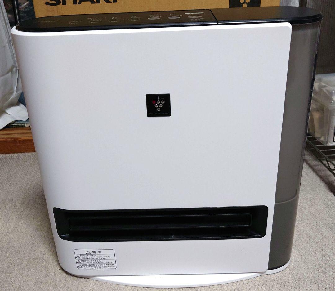 【SHARP】 2023年製 加湿セラミックファンヒーター ホワイト