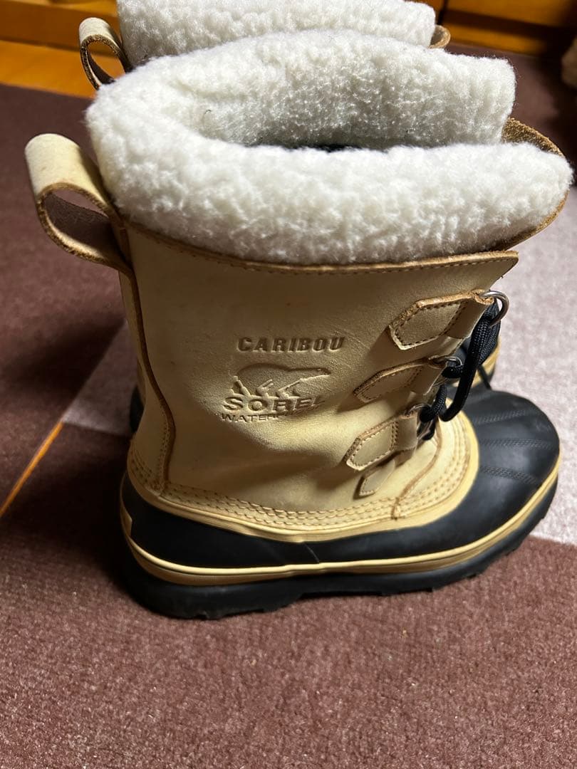 ソレル/カリブー ウォータプルーフ/ウォータープルーフヌバック×ラバー/ブーツ
