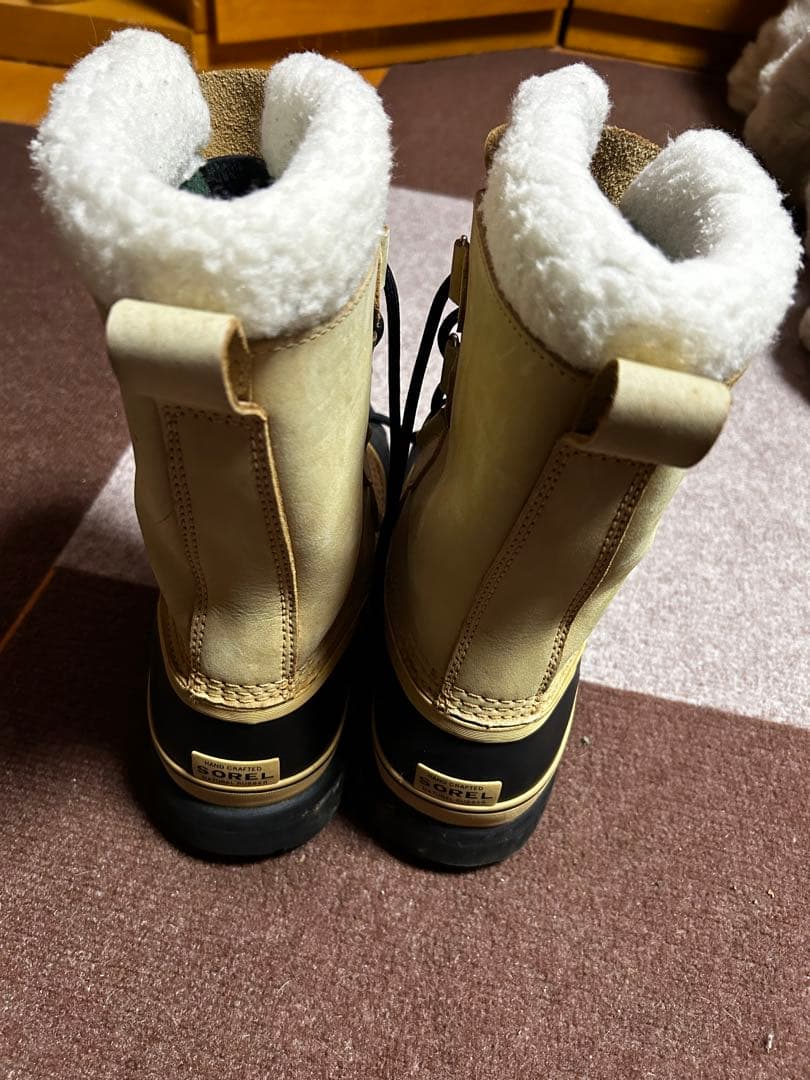 ソレル/カリブー ウォータプルーフ/ウォータープルーフヌバック×ラバー/ブーツ