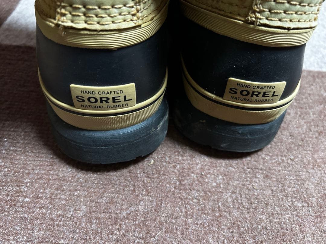 ソレル/カリブー ウォータプルーフ/ウォータープルーフヌバック×ラバー/ブーツ