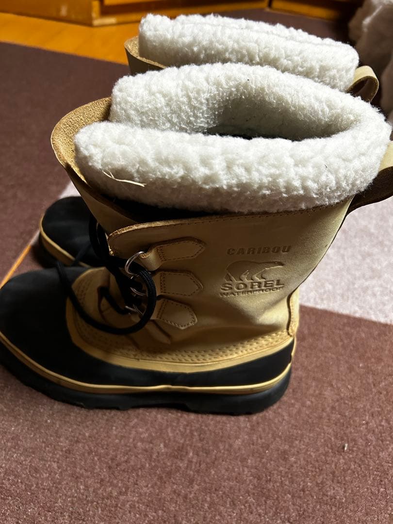 ソレル/カリブー ウォータプルーフ/ウォータープルーフヌバック×ラバー/ブーツ