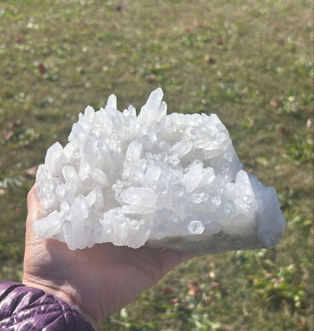 ★高品質 水晶クラスター♡四川省産　超ビックサイズ❤︎ 1.7kg★